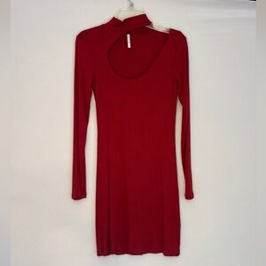 UO Red Bodycon Dress
